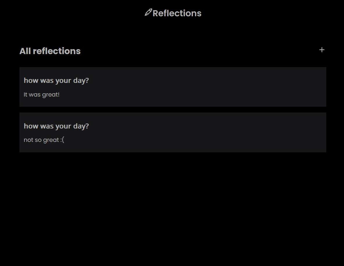 A gif demonstrating deleting a post