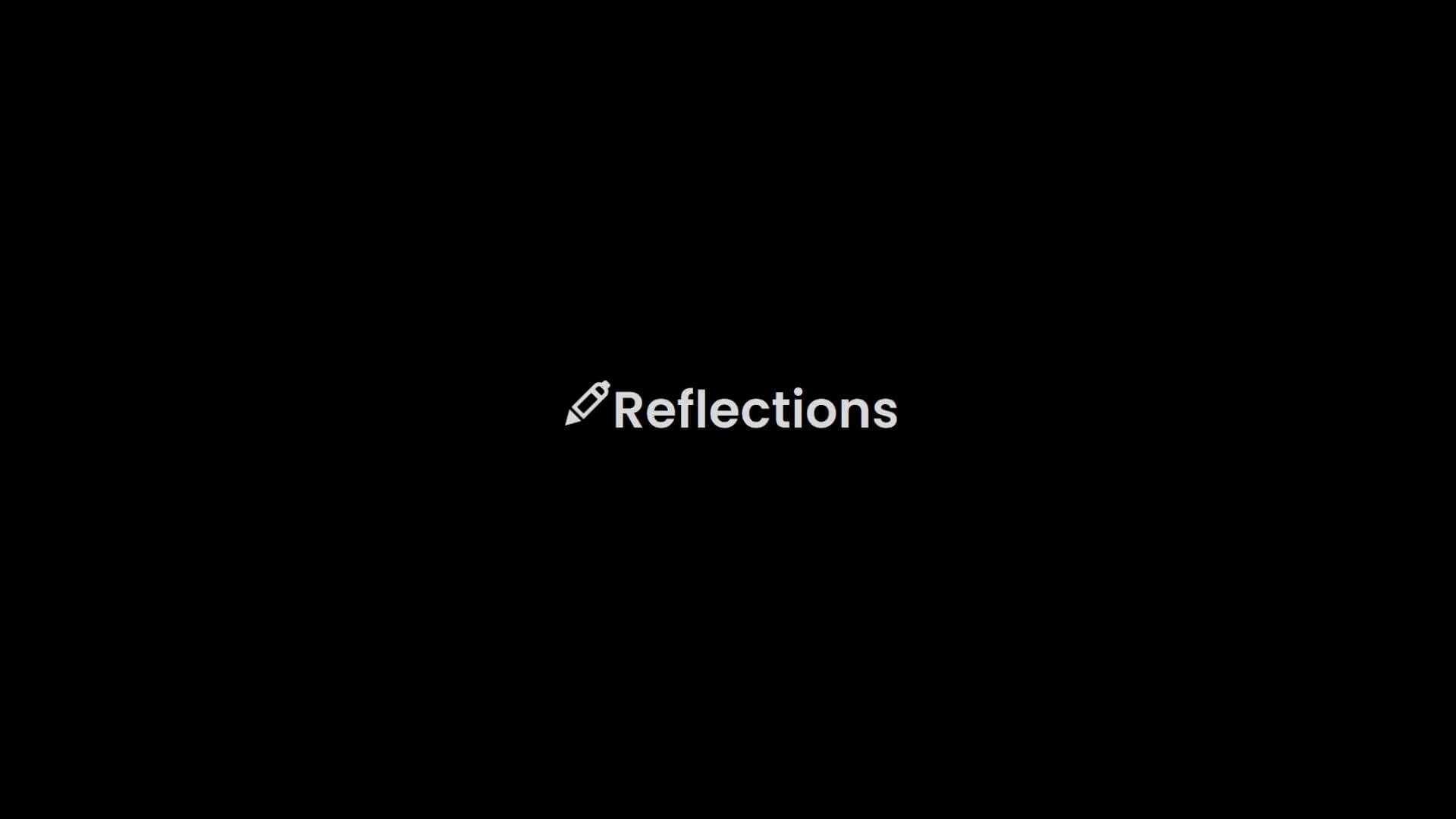 The Reflections application logo.